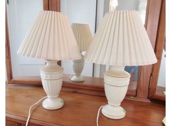 Pair Of Ceramic Table Lamps