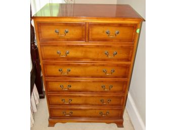 English Tall Chest Of Drawers By Bradley