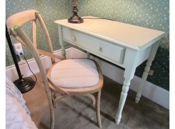 One Drawer Writing Table With Bentwood Chair