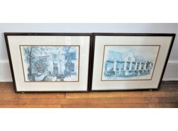 Pair Of Architectural Prints By Hoefsloot