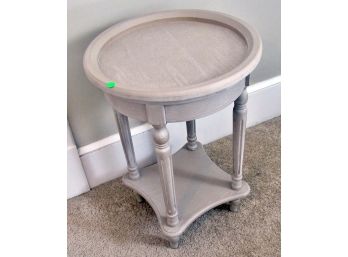 Gray Painted Side Table