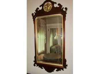 Chippendale Style Beveled Glass Mirror By Councill Craftsman