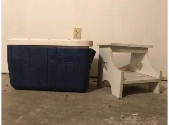 Cooler And Step Stool