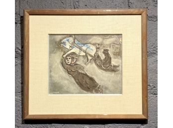 Vintage Marc Chagall Surrealist Lithograph