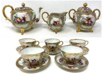 Vintage Delicate Painted Tea Set