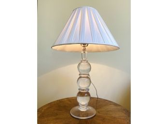 Simon Pearce Handblown And Fused Glass Hartland Lamp, 28 Inch Tall