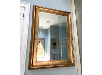 Large Gilt Rectangular Mirror