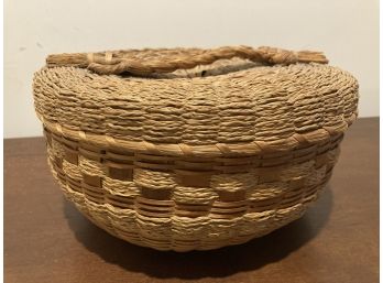 Colourful Basket With Lid