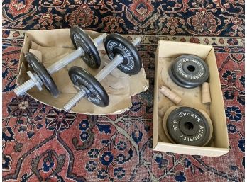 Set Of Workout Weights