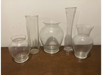 Lot #1 Glass Vases