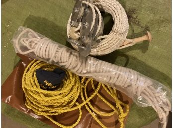 Lot Of Ropes And Reel