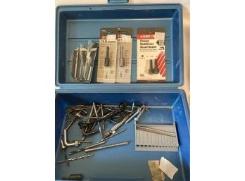 Drill Bits Nut Drivers And More In This Blue Box