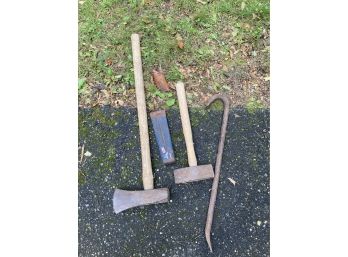 Lot Of Axes And Bar