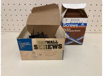 2 Boxes Of Screws