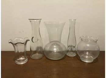 Lot #3: Glass Vases