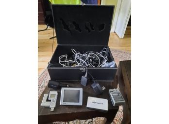 Lot Of Miscellaneous Electronics And AC And Auto Power Cords And Chargers. See Description