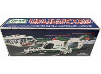 2001  Hess 'Helicopter With Motorcycle And Cruiser'