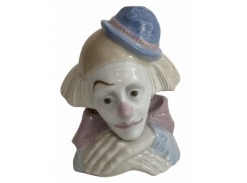 Porcelain Figurine Of Sad Clown