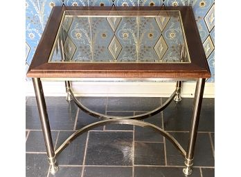 Vintage Brass Accent Table