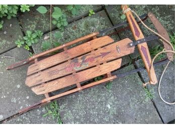 40' Small Vintage Flexible Flyer 'Airline Pilot' Sled