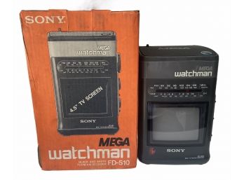 New In Box - Vintage SONY Mega Watchman TV-FM/AM Receiver