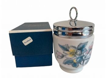 Royal Worcester Porcelain Egg Coddler In Original Box (B)