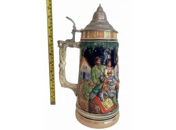 Antique German 11 Inch Beer Stein (C)