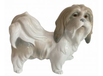 Lladro Porcelain Shi Tzu Dog