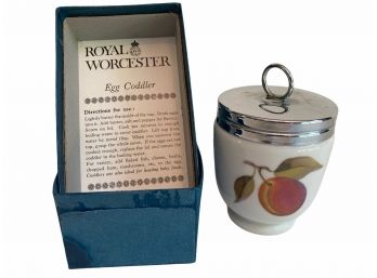 Royal Worcester Porcelain Egg Coddler In Original Box (C).