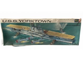 Vintage Revell 'USS Yorktown' 20 Inch Model