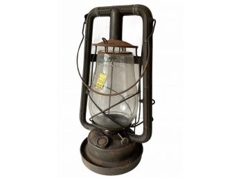 Antique Dietz Kerosene Lamp With Original Glass