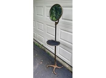 Antique Brass Shaving Mirror