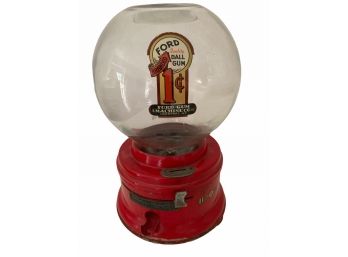 Antique Ford Gum Ball Machine