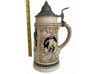 Antique German 8 Inch Beer Stein (E)