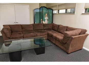 Crate And Barrel Five Piece Modular Sectional Sofa