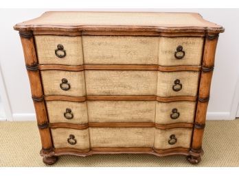 Country Cottage Style Four Drawer Two Tone Cream Chest