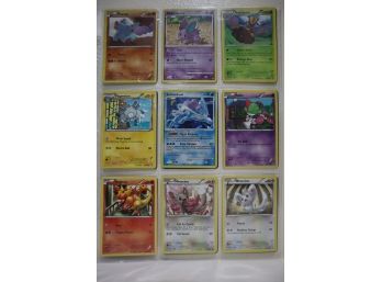 18 Pokemon Cards - Phanpy, Nidoran, Suicune And More