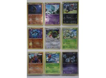 18 Pokemon Cards - Lunatone, Elgyem, Rayquaza C And More