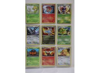 18 Pokemon Cards - Sewaddle, Pansear, Butterfree And More