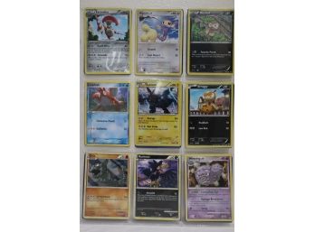 18 Pokemon Cards - Escavalier, Aipom, Nuzleaf And More