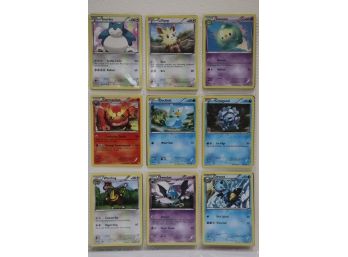 18 Pokemon Cards - Snorlax, Lillipup, Duosion And More