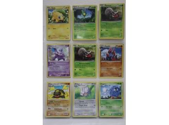 18 Pokemon Cards - Joltik, Leavanny,shelmet And More