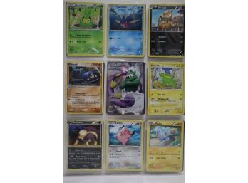 18 Pokemon Cards - Swadloon, Carvanha, Scraggy And More