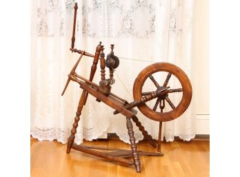 Saxony Wheel - Mahogany Spinning Wheel