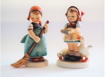 Two Little Girl Hummel Figurines