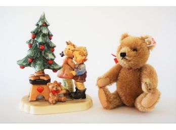 'Wonder Of Christmas' With Steiff Teddybear For Hummel