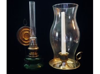 Two Candlestick Holders