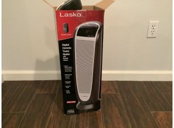 A69, Lasko Digital Ceramic Tower Heater With Remote Control