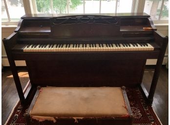 A5, Baldwin Brand, Acrosonic Stand Up Piano And Piano Stool