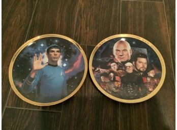 A59, Ten Star Trek Commemorative Collector's Plates, Limited Edition